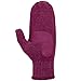 Isotoner Women's Chenille Mittens with Boomerang Palm Patch and Microluxe Lining