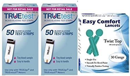 TrueTest Test Strips 100 Count + 100 30g Slight Touch Lancets