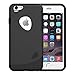 iPhone 6 Plus Case, Slicoo Dual-layer TPU Rubber Protective Carrying Cover Case for iPhone 6 Plus (5.5 inch) (Black)
