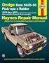 Dodge D50 Pickup & Raider  '79'93 (Haynes Manuals)