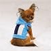 Pet Supplies : Blue Striped Hoodie Sleeveless Dog Sweater EXTRA SMALL (XS) Clothing Clothes