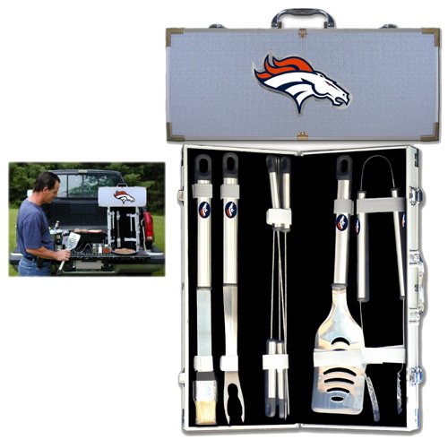 NFL Denver Broncos 8-Piece Barbecue Set