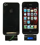 SDG Electronic LCD Fm Transmitter Car Charger for New Apple iPhone 4 4G HD 16 GB 32 GB Wireless Cell Phone