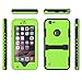 iPhone 6 Plus Waterproof Case, Caka Full-Body Underwater Waterproof Shockproof Dirtproof Durable Full Sealed Protection Case Cover With Kickstand For Apple Iphone 6 Plus 5.5 Inch Case (Green)