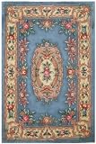 Chinese Premiere Superwashed Light Blue Floral Rugs PSW208