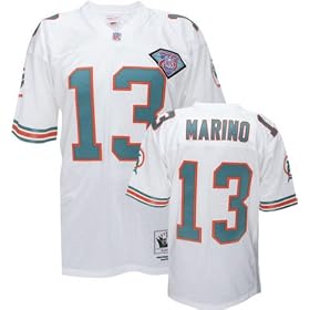Dan Marino Miami Dolphins Authentic 1994 White Jersey with Anniversary Patch