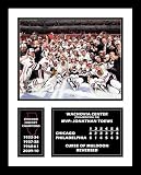 2010 Chicago Blackhawks NHL Framed Photograph Stanley Cup Champions Team Celebration Milestone