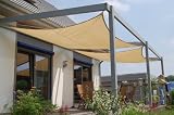 Coolaroo Sonnensegel Viereck 3,6 m Farbe desert sand NEU