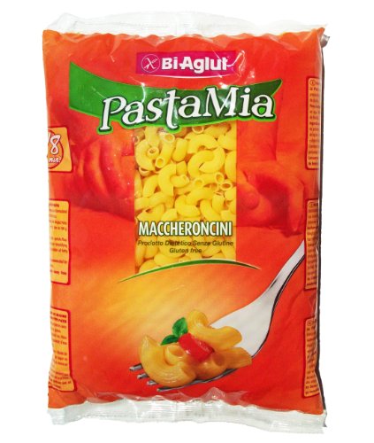 BiAglut Gluten-Free Macaroni Pasta, 17.6 Ounce Packages (Pack of 6)
