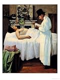 The First Attempt to Treat Cancer with X Rays by Doctor Chicotot, 1907 Giclee Poster Print by Georges Chicotot, 12x16