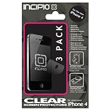 Incipio Clear Screen Protector for Apple iPhone 4- 3 Pack