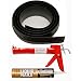 Auto Care Products Inc 53010 10-Feet Tsunami Seal Garage Door Threshold Seal Kit, Black