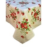 Strawberry Fields Vintage Style Tablecloth