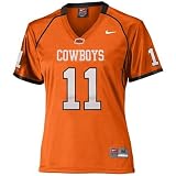 Nike Oklahoma State Cowboys #11 Orange Ladies Replica Football Jersey