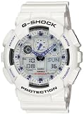 Casio GA100-7 Men's G-Shock Ana-Digi White Resin Alarm Dive Watch Casio GA100-7 Men's G-Shock Ana-Digi White Resin Alarm Dive Watch