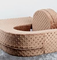 Double Blessings EZ-2-Nurse Twins Breastfeeding Pillow Mocha Brown Minky Dot
From Double Blessings
