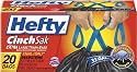 Hefty E8-6725 20 Count 33 Gallon Cinch Sak Large Trash Bags