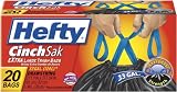Hefty E8-6725 20 Count 33 Gallon Cinch Sak Large Trash Bags