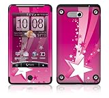 Pink Stars Protective Skin Cover Decal Sticker for HTC Aria Cell Phone