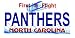 LP-2054 North Carolina State Background License Plates - Panthers