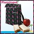 Pink Flamingos FLAMINGO Insulated Lunch Cooler Bag NO Lead Lead-Free safe Lunchbox
