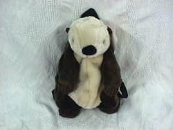 Sea Otter Plush Backpack 16" L