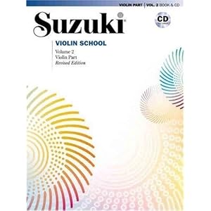 Suzuki Violin School Revised Edition Violin Part Book & CD Volume 2