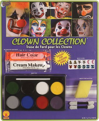 Clown Collection Costume Makeup Kit