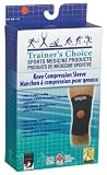 Trainer's Choice Compression Knee Sleeve, Blue, Small