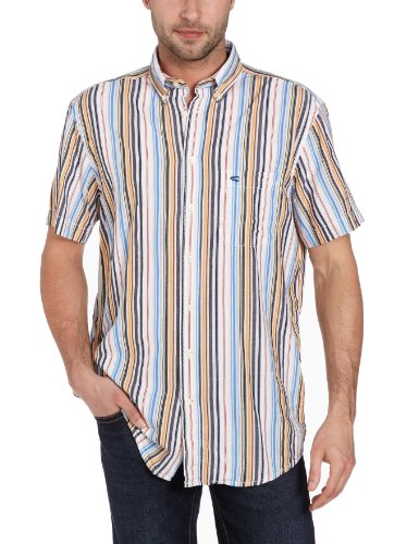 Camel Active Herren Freizeithemd Regular Fit, gestreift 296105, Gr. 56 (XXL), Blau (13 nau Preisvergleich