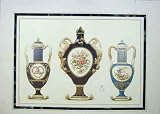 1890 PORCELAINE ORNAMENTAL VASES GARNIER MAISON QUANTIN