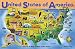 Melissa & Doug Deluxe Wooden USA Map Image