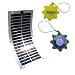 HQRP 30W Mono-crystalline Flexible Solar Panel 30 Watt 12V / 12 Volt w/ 4 Stainless Grommets for Car Caravan Bus Trailer Bike plus HQRP UV Chain / UV Radiation Health Tester