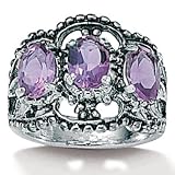 Amethyst Silver Ring