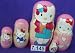 Toys : Hello Kitty Russian Nesting Doll 5 Pc / 7 in #7.145