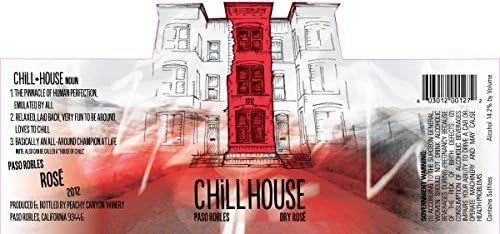 2013 Chillhouse Paso Robles Rose Wine 750mL