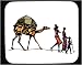 Mouse Pad with camel, carrying, human, body, individuals, persons, load, individula, dromedary, humans, people, person, family