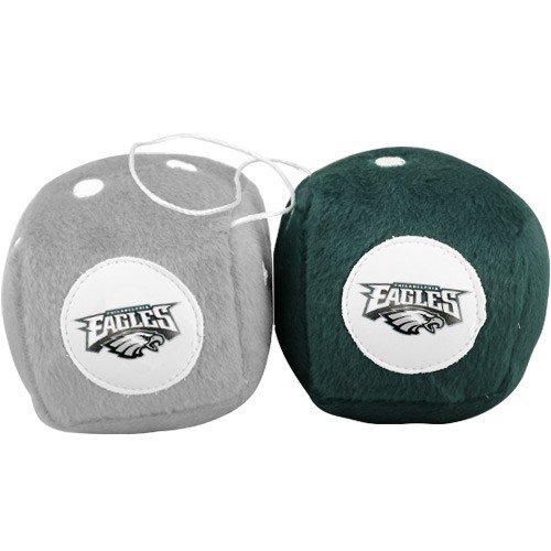 Philadelphia Eagles Fuzzy Dice
