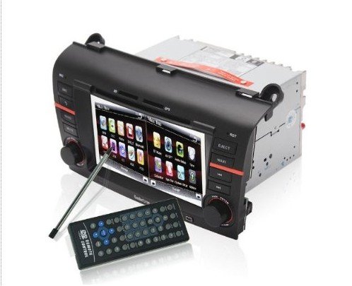 Koolertron 04 05 06 07 08 09 Mazda 3 DVD Player + GPS Navigation system + 7 Inch Digital Touchscreen + iPod Ready + Steering Wheel control + Bluetooth