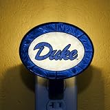 DUKE BLUE DEVILS Team Logo ART-GLASS NIGHTLIGHT (4 1/2 x 4 3/4) by Memory Company
