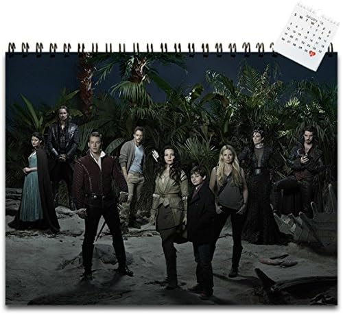 Once Upon a Time Season3 Black Cast 2016 Wall Calendar 17" x 11"