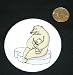 3 button / pin printed with parent, body, individuals, individual, humans, polar, person, human, persons, people, child, bear, animal, cub