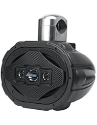 Wireless: Lanzar AQAWBS69BK Aquatic 6" x 9" Bluetooth Marine Wakeboard Speaker, 1200W (Black) - Sound Around (Automotive)