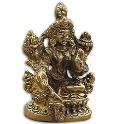 Tara Buddha Statue Buddhist Art Sculpture Brass Spiritual Gift