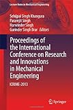 ISBN 9788132218586 product image for Proceedings of the International Conference on Research and Innovations in Mecha | upcitemdb.com