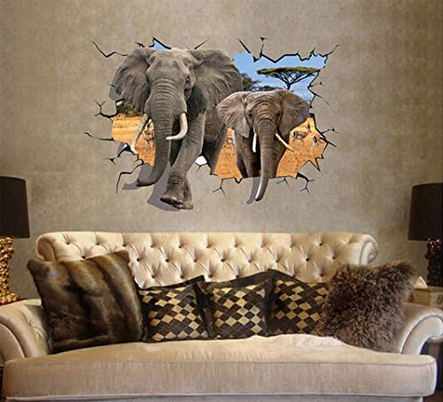 Liroyal 3D Wall Stickers Decor Art Decorations Size 3