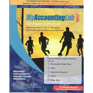 Amazon.com: MyAccountingLab with Pearson eText -- Access Card ...