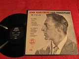 John Barrymore reads Shakespeare; Vol 2; Vinyl LP
