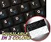 PORTUGUESE BRAZILIAN ENGLISH NETBOOK KEYBOARD STICKERS BLACK BACKGROUND
