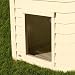 NewAgePet All Weather Insulated Dog House – Bunk House with Large Door, Blue/Grey, Small Pets up to 35 Pounds